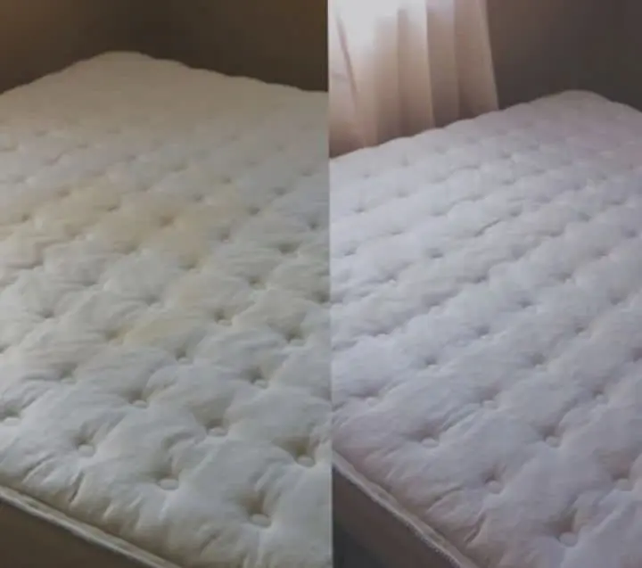 Yatak yüzeyi hijyen işlemi