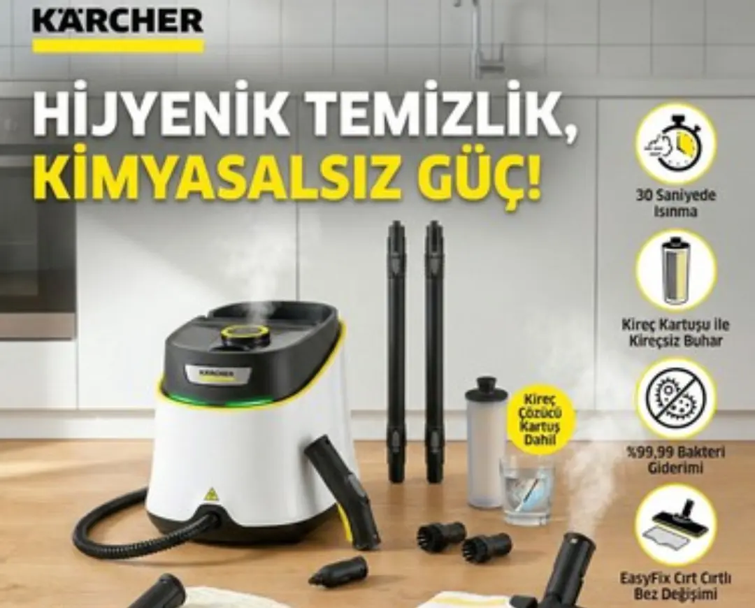 Karcher buharlı hijyen sistemi